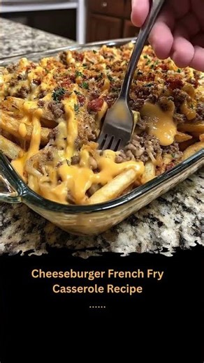 Cheeseburger French Fry Casserole