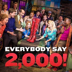 Today, #KinkyBoots on Broadway celebrates the most beautiful thing in the world: ✨ 2,000 PERFORMANCES! ✨ | Kinky Boots the Musical