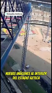 Nuevas imágenes de la remodelación del Estadio Azteca 🏟️🦅 #ClubAmerica #LigaMX #EstadioAzteca | Bellezas del América