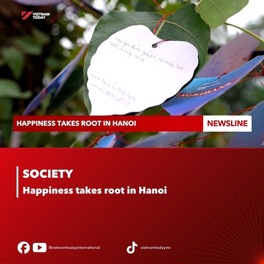 As part of Vietnam Happy Fest 2025, Hanoi is unveiling a new interactive highlight - the “Tree of Happiness,” an experience designed to spread positivity, encourage reflection, and celebrate the everyday moments that bring joy. #VietnamToday #yourwindowonvietnam #news #HappyVietnam #HappyFest #culture #happiness | Vietnam Today