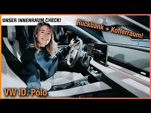 VW ID. Polo Innenraum Check (2026) Alles zum NEUEN Lenkrad, Infotainment, Kofferraum und Rückbank!