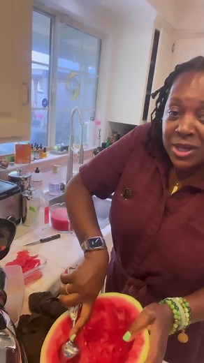 Making fresh watermelon juice! . . . . #watermelon #watermelonjuice #jucing #healthylifestyle #husbands #wife #april | After I Do