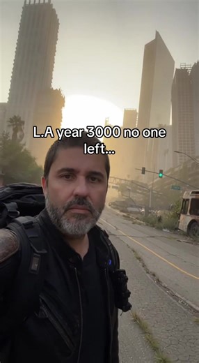 🎥 PROMPT — TIME TRAVELER VLOG | LOS ANGELES, YEAR 3000 #la #mysteryaiman #timetravel #viraltiktok #vlog