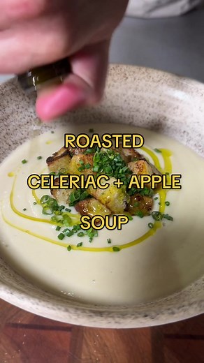 Delicious Roasted Celeriac and Apple Soup Recipe
