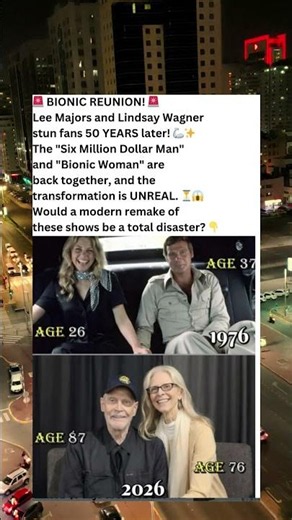 Lee Majors and Lindsay Wagner: A Nostalgic Look at the Bionic Duo Then and Now 🤖⏳