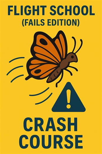Welcome to Butterfly Flight School: Fails Edition! 🌼🦋 Watch as our newest recruits discover the harsh realities of flying in the wild — from gravity checks and garden traffic jams to confusing wind gusts and plastic flamingos. Each lesson is a winged disaster waiting to happen. Can you pass butterfly flight school? Tag a friend who still hasn’t! 😆 (Sorry Steve – that is a plastic flamingo!) 💫 For more winged chaos, quirky narration, and butterfly misadventures, follow @PapillonChateauButterf