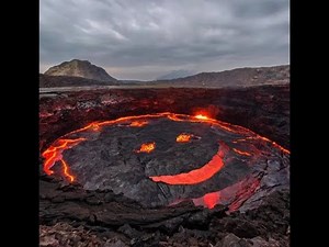 Lava fall of Erta Ale, Afar, Ethiopia