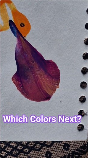 Satisfying One-Stroke Painting 💜💛🩷 ✨️ 😍 #viral #art #Satisfying #shortsfeed ##artwork #trending