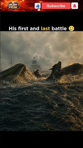 Vermax drowns to death 😢 | house of the dragon season 3 #hotd