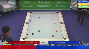 Anthon Raga 🇵🇭 V'S 🇵🇭 Baseth Mocaibat // Philippines Open Pool Championship 2025 #PhilippinesOpen #billiard #pool #highlights2025 #Bosstubo | BOSS TUBO