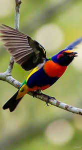 🌈 Nature’s palette in a single bird! 🎨✨ Blue, green, orange, and a touch of pink... is this the most colorful bird ever? 🤯🌈 Rate this vibrant beauty 1-10! � #AIBirdReels #RainbowNature #VibrantBirds #fblifestyle #AIVisuals #BirdReels #NatureReels #TrendingReels #ViralReels #FacebookReels #FYP #Explore ​Disclaimer: ⚠️ Disclaimer: This video contains AI-generated visuals created for entertainment purposes and does not represent real wildlife. | Nature Lover Artist