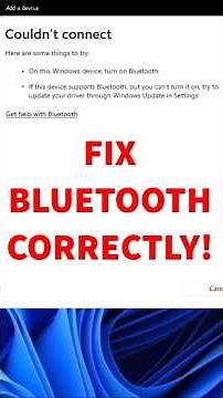 Don't Rush to install drivers | Fix Windows Bluetooth in a correct way!
