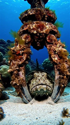 Deadliest Camouflage Meets Industrial Claw #fishcapture #naturelover #fishinglife #fishing