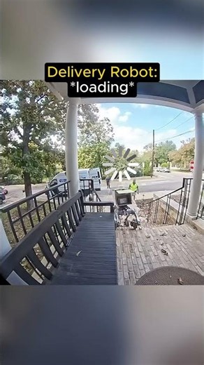 Delivery Robot Epic Fail 😂