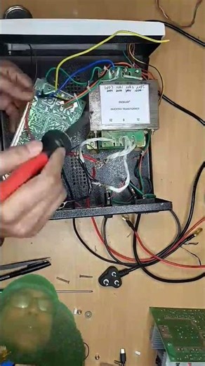 12-0-12 bipolar inverter transformer #square wave inverter board#🎤🧵🔦 #electronic #repair #