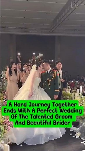 A Hard Journey Together Ends With A Perfect Wedding Of The Talented Groom And Beautiful Bride. #love