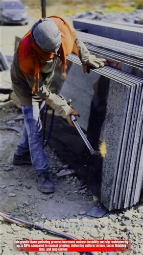 Innovative Granite Surface Flame Polishing Process: Best Durable Stone Finishing