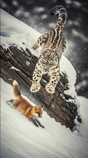 “Snow Leopard’s Lightning Rescue!”