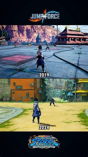 2019 🆚 2024 Sasuke Jutsu Comparison _ Jump Force vs Storm Connections | #1Otaku2 #naruto #shorts