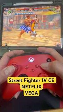 Street Fighter IV CE NETFLIX VEGA Play On Ipad Pro M1 With Xbox Controller