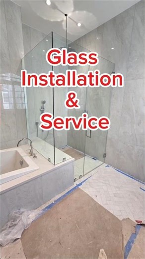 Frameless Shower Installation NJ | Glass Railings & Mirrors #glass #design #nj #njshowers #shower