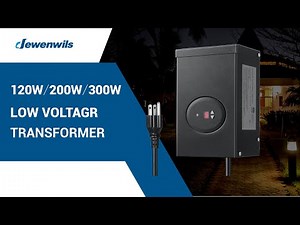 How to Set DEWENWILS 120W Outdoor Low Voltage Transformer with Timer and Photocell Sensor HOSL03A