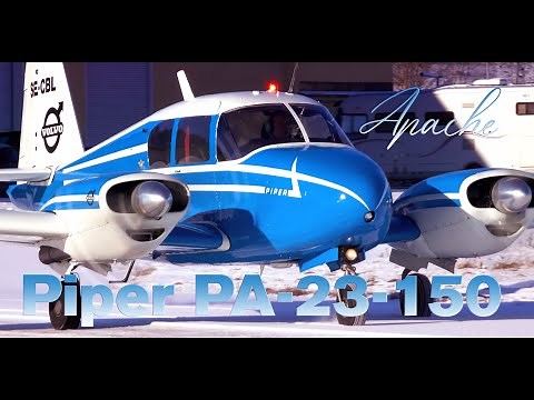 Piper PA-23-150 Apache SE-CBL. Very rare!