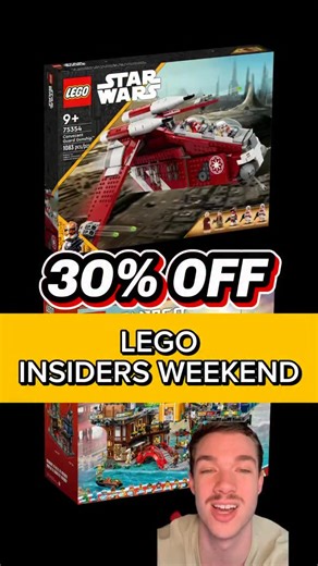 BrickBear 🐻 on Instagram: "🚨INSIDERS WEEKEND STARTS TOMORROW NOVEMBER 22🚨 i will be getting spider-man sets and darth vader helmet 🙂 #lego #legos #legostarwars #disney #marvel #afol #reels #instagram #legogram"