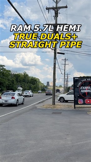 WANT 6 INCH STAINLESS STEEL EXHAUST TIPS? CLICK THE LINK BELOW! https://exhaustaddicts.com/products/5-inch-black-exhaust-tip-5-outlet-3-inlet-black-exhaust-addicts-standard-exhaust-tip-copy?_pos=1&_sid=64fe196c8&_ss=r CHECK OUT OUR WEBSITE! https://exhaustaddicts.com 2006 RAM 1500 5.7L HEMI w/ True Dual Straight Pipes & 6 Inch Tips! #exhaustaddicts #ram #straightpipes Located at Discount Mufflers & Custom Exhaust 3560 Dickerson Pike Nashville, TN 37207 Call us for prices and information at 615-6