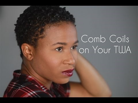 Natural Hair How To | Comb Coils on a TWA