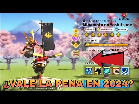 MEJORAR A MINAMOTO EN 2024 | RISE OF KINGDOMS ESPAÑOL