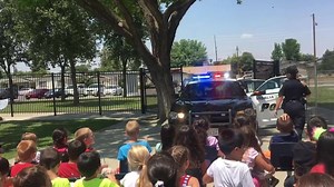 3.8K views · 140 reactions | Earlier today, Visalia Police Department Officer Carmen Landin gave a safety presentation at Mountain View Elementary School. | Visalia Police Department | Facebook