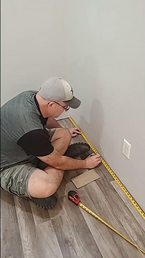 Quick and easy inside miter cut measurements for baseboards.