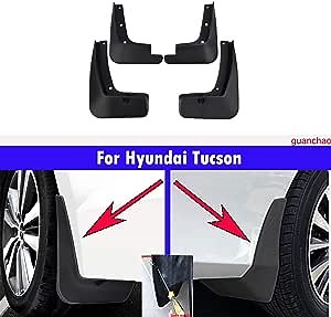 Car Mudguard 4pcs Mudflaps Splash Guard Fender New For Hyundai Tucson 2020-2021 2022