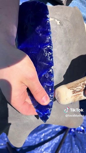 Making a Massive Blue Sapphire Spearhead