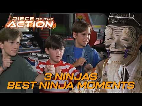 3 Ninjas Best Ninja Moments! | Compilation | Piece Of The Action