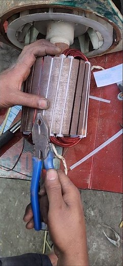 5 kva armature rewinding ll generator repair ll generator winding #shorts
