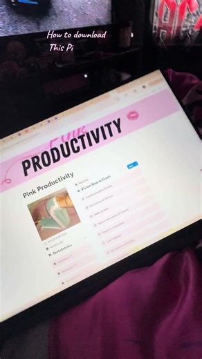 Free Notion Template for Organizing Goals & Habits