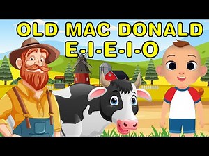 🐮 Old Mac Donald Had a Farm 🌾 | Animal Sounds Sing-Along for Kids | oLittle