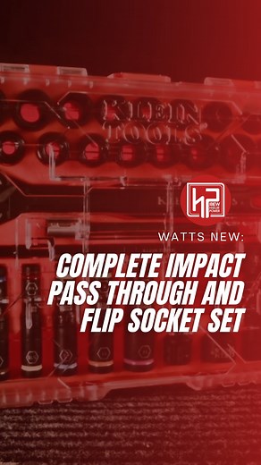 When every second counts, IBEW professionals need tools that can keep up. ⚡ Klein Tools’ new Connect Complete Impact Pass-Through and Flip Socket Set delivers the power, precision, and durability that every electrician depends on — built for the toughest jobs and those who take pride in their craft. | IBEW Hour Power