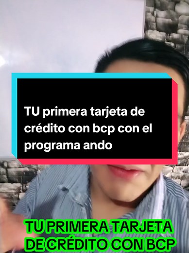Respuesta a @musico.samples.di TU primera tarjeta de crédito con bcp con el programa ando #educacionfinanciera #finanzaspersonales #tarjetasdecredito