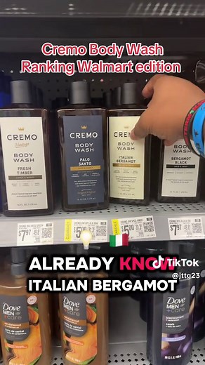 @Cremo Company Cremo body wash ranking at Walmart #fyp #bodywash #hygiene #cremo #cremobodywash