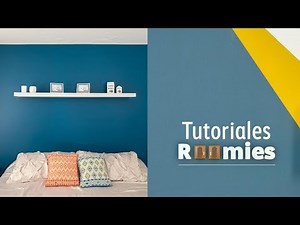 ▶️Cómo pintar una pared de color azul