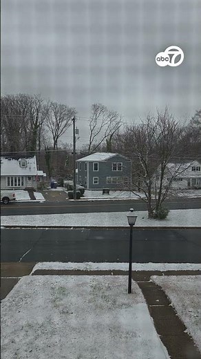 Northern Virginia's first snow of the season
