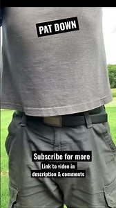 ASMR pat down #asmrfastandaggressive