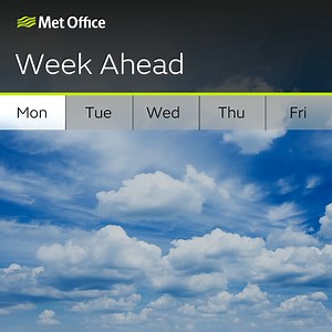 10K views · 201 reactions | Here's a forecast for the weather for the week ahead: dry and bright by day, cold and frosty by night | Met Office | Facebook