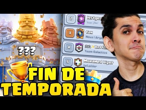 🚨 FIN DE TEMPORADA FT. BETFAS TOP 1 MOHAMED RYLEY IAN TODOS LOS PROS!! 🗣️ 😍 #clashroyale #gaming