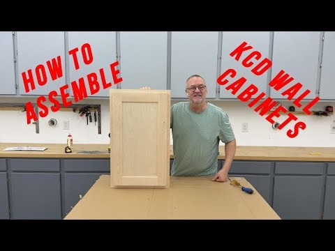 How To Assemble KCD RTA Unfinished Birch Shaker Wall Cabinets