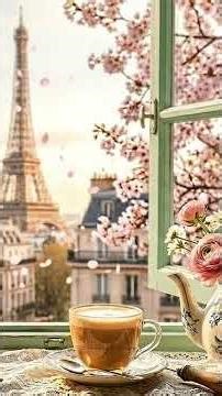 Spring in Paris 🌸 Gentle Jazz & Chanson Vibes