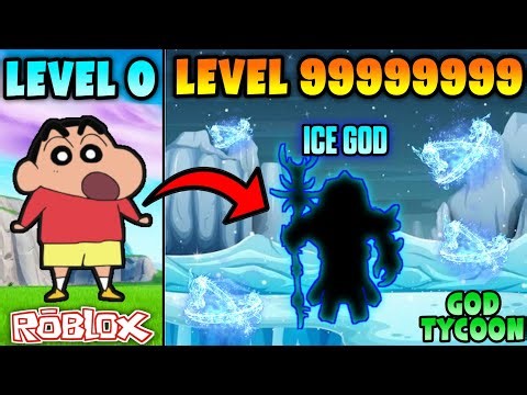 Shinchan became ice god 😱🔥 | shinchan and his friends playing god tycoon in roblox 😂🔥 | funny game